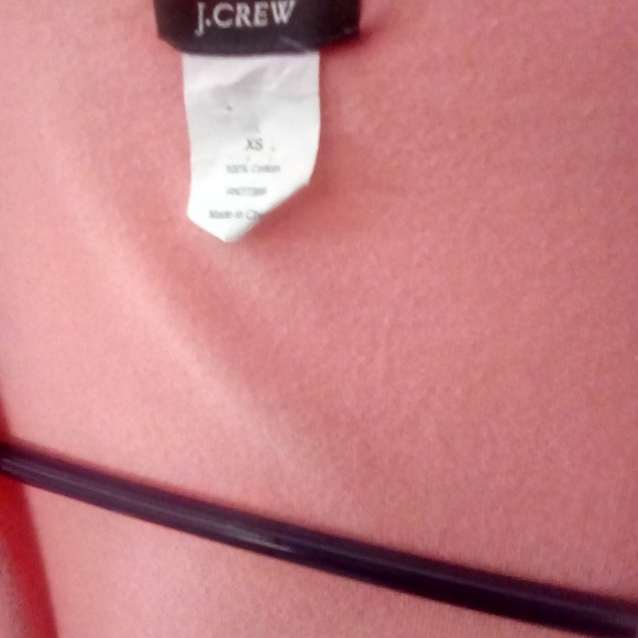 J. Crew Pink All Cotton lightweight cardigan - Picture 3 of 5